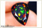 Preview: Tropfenschliff facettierter Welo Opal - smoked - 3,62ct