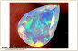 Preview: Bunter Welo Opal im Tropfenschliff facettiert - 2,66ct