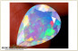 Preview: Bunter Welo Opal im Tropfenschliff facettiert - 2,66ct