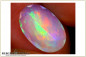 Preview: Bunter Welo Opal im Ovalschliff facettiert - 2,19ct