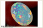 Preview: Bunter seltener Pinfire Welo Opal im Ovalschliff facettiert - 3,56ct