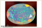 Preview: Bunter seltener Pinfire Welo Opal im Ovalschliff facettiert - 3,56ct