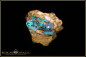 Preview: Yowah Boulder Opal mit opalisiertem Holz poliert im Muttergestein - 31,01ct