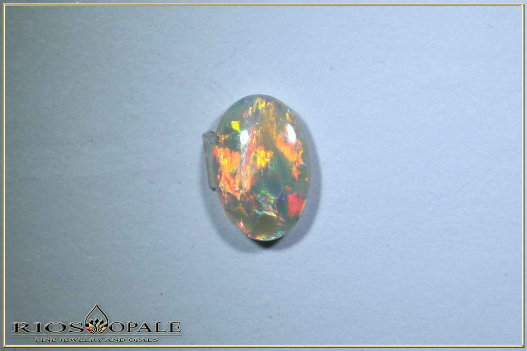 Lightning Ridge Kristall Opal - N6-N7 Body Tone - Brillanz B2 - 0,59ct