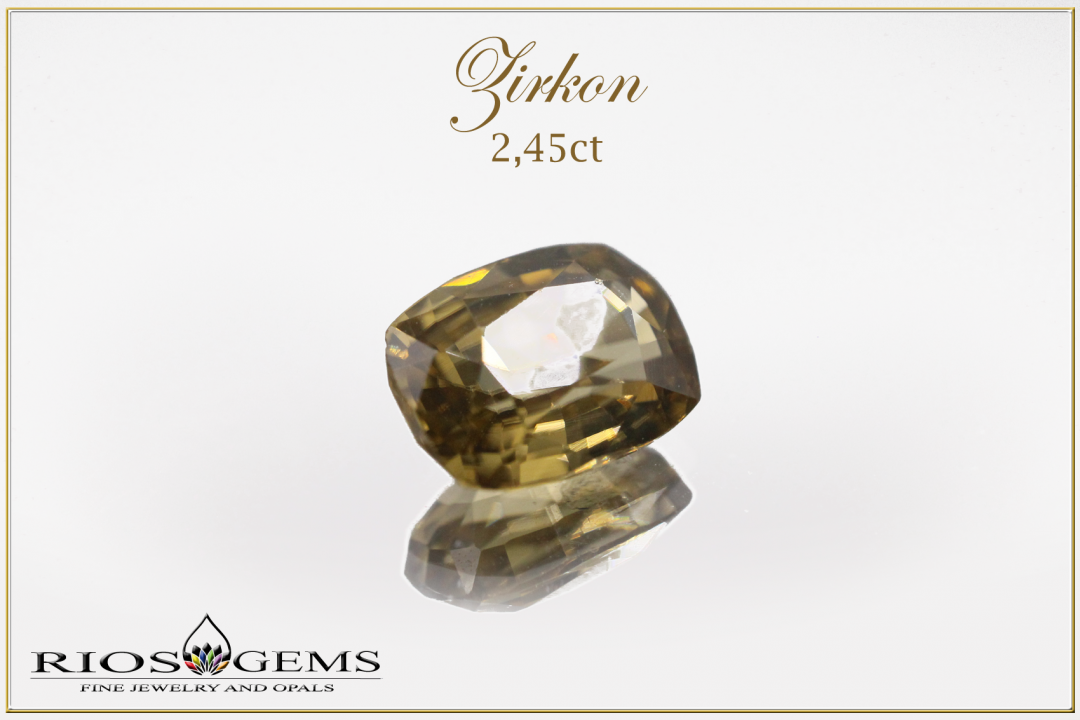 Brauner Zirkon - VS2 - 2,45ct