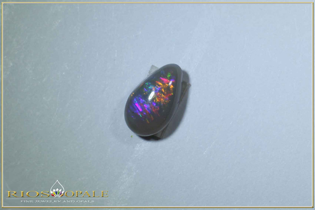 Lightning Ridge Kristall Opal - N8 Body Tone - Brillanz B6 - 0,48ct