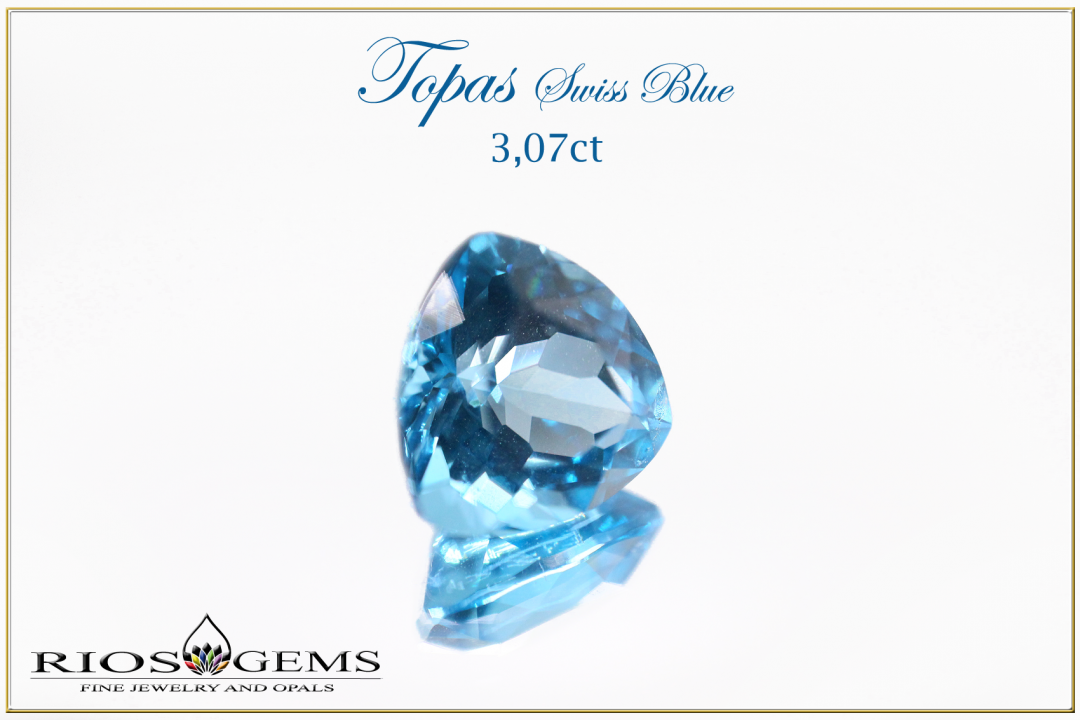 Topas Swiss Blue - VS2 - 3,07ct