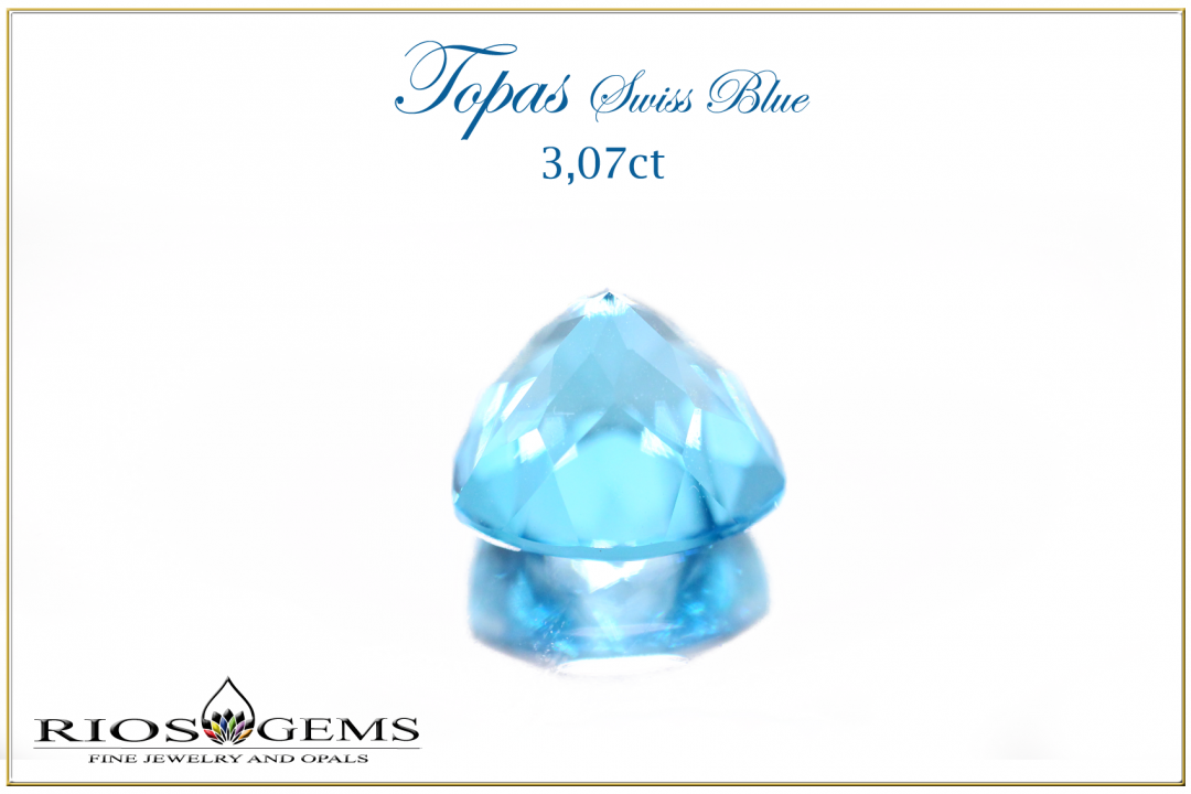 Topas Swiss Blue - VS2 - 3,07ct