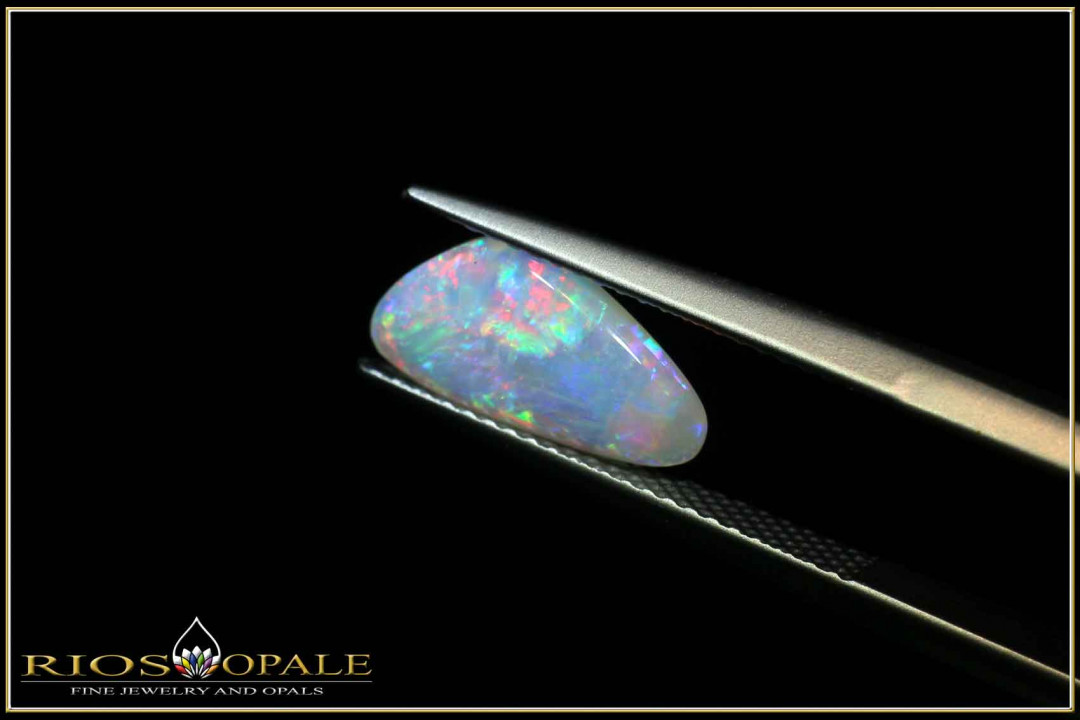 Weißer Opal aus dem West Side Feld in White Cliffs mit 1,25ct