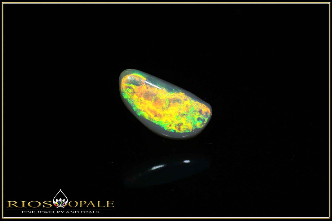Atemberaubender extrem heller dunkler Opal aus Lightning Ridge - N6 Body Tone - Brillanz B1 - 1,81ct