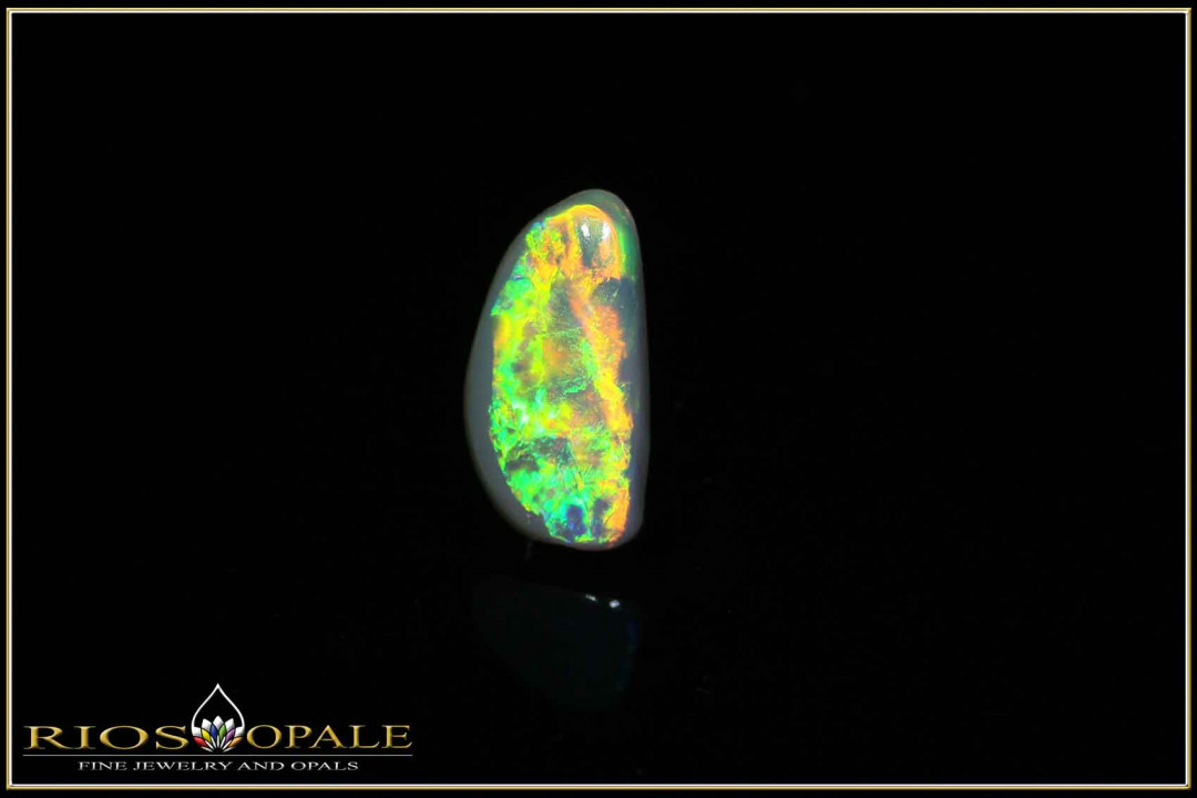 Atemberaubender extrem heller dunkler Opal aus Lightning Ridge - N6 Body Tone - Brillanz B1 - 1,81ct