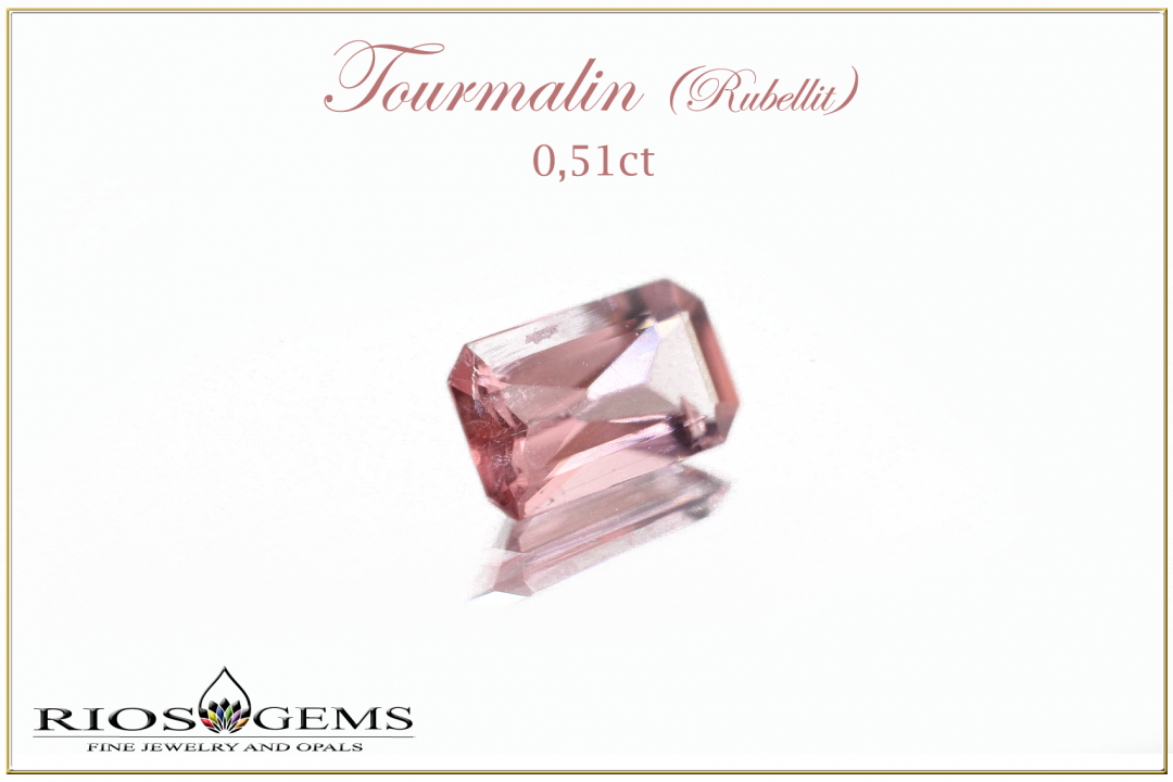 Turmalin (Rubellit) - SI1 - 0,51ct