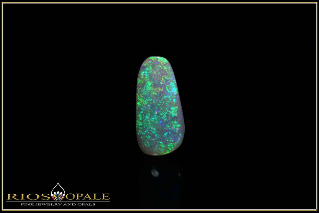 Sehr seltener großer grün funkelnder Mintabie Opal - 5,28ct