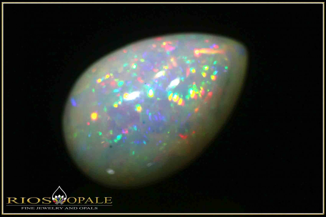 Riesiger Welo Pinfire Opaltropfen Cabochon - 24,30ct