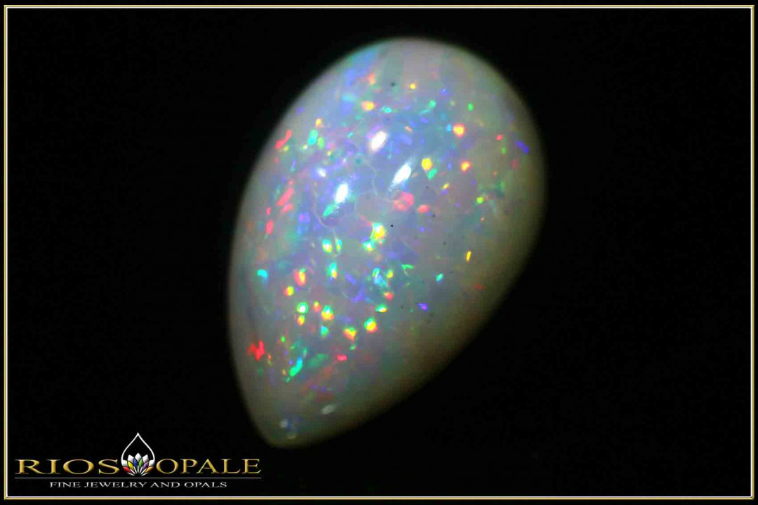 Riesiger Welo Pinfire Opaltropfen Cabochon - 24,30ct