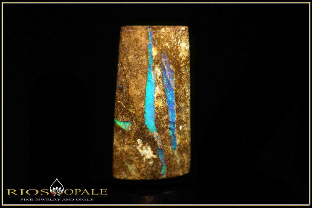 Jundah opalisiertes Holz Pipe Boulder Opal - 18,10ct