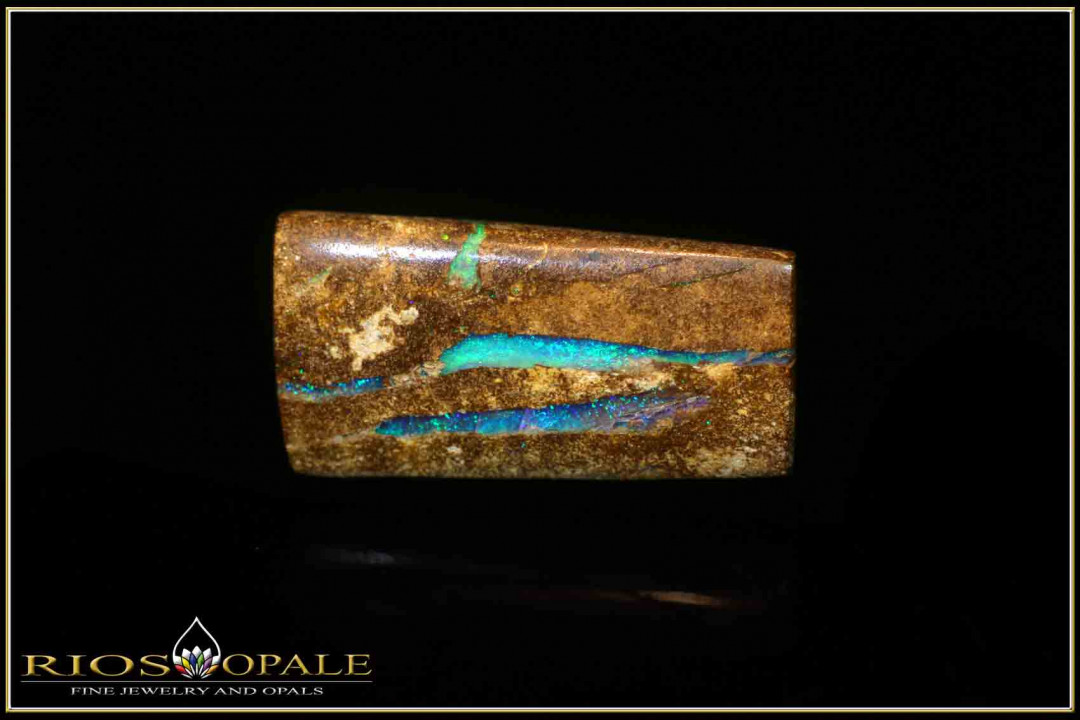 Jundah opalisiertes Holz Pipe Boulder Opal - 18,10ct