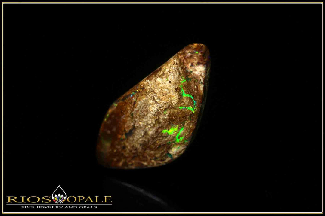 Jundah opalisiertes Holz Boulder Opal - 6,65ct