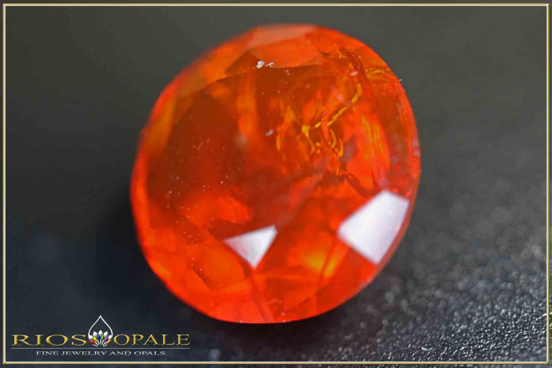 Mexikanischer Feueropal - facettiert - 1,97ct