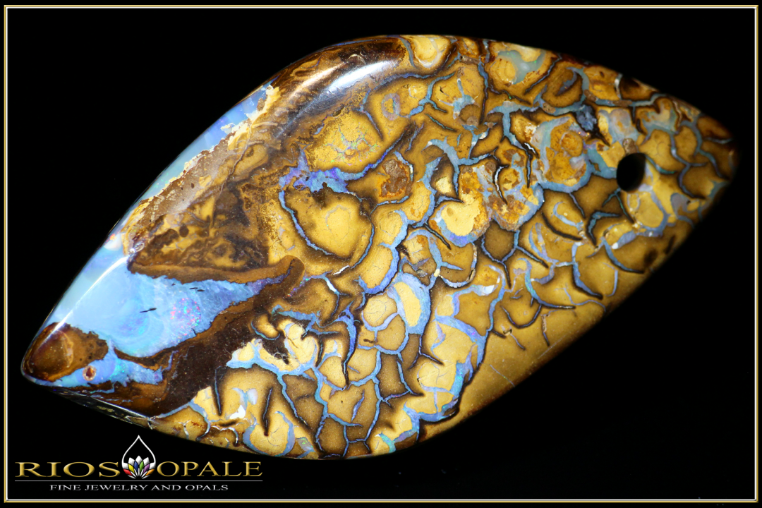 Yowah Boulder Opal gebohrt - 93,40ct