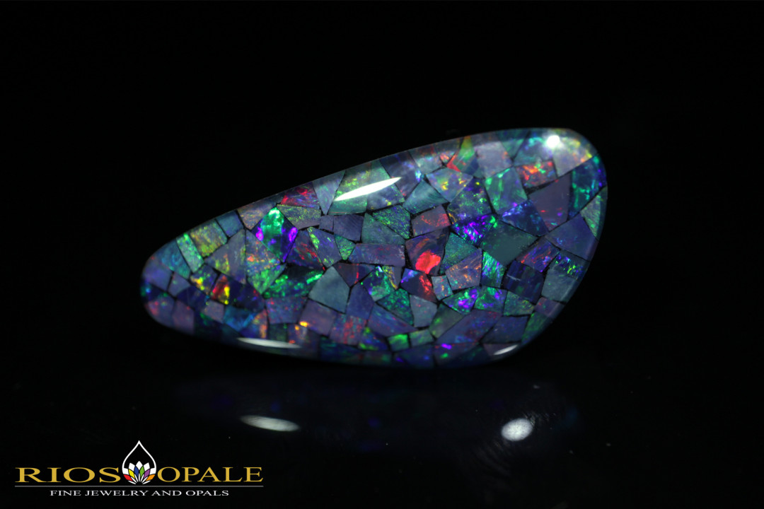 Wunderschöne Lightning Ridge Opal Triplette - 13,15ct