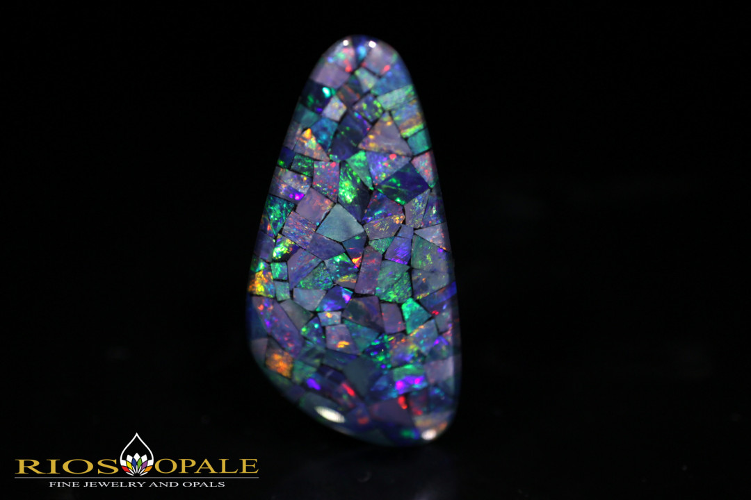 Wunderschöne Lightning Ridge Opal Triplette - 13,15ct