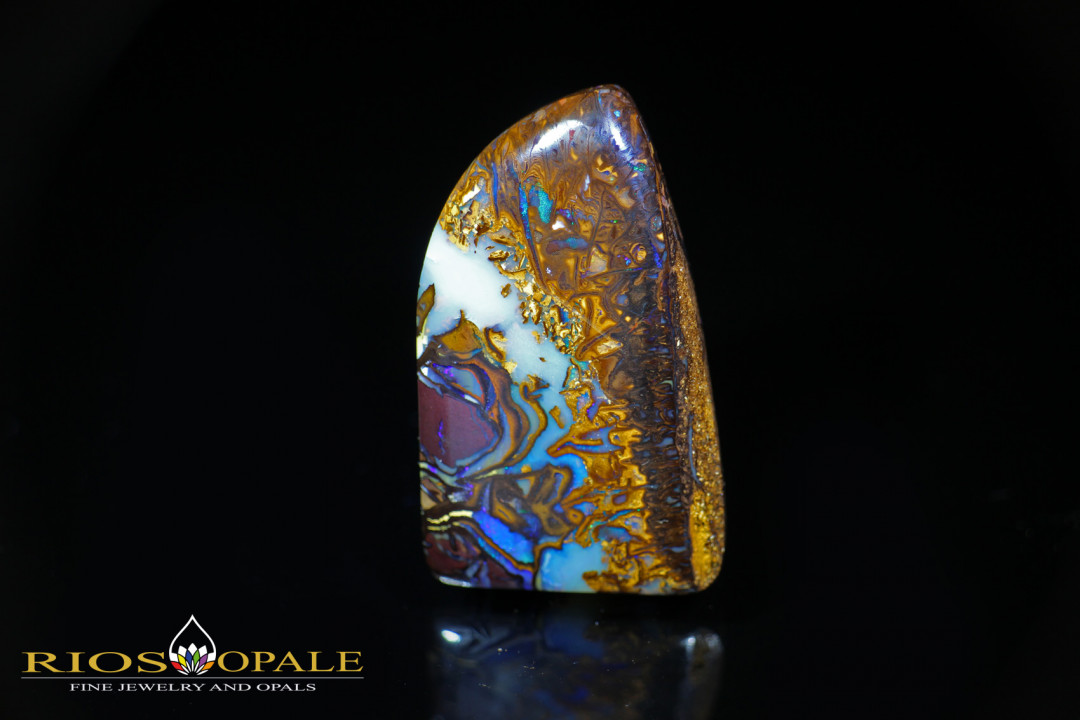 Tolle Musterung und gute Farbe - Koroit Boulder Opal - 28,23ct
