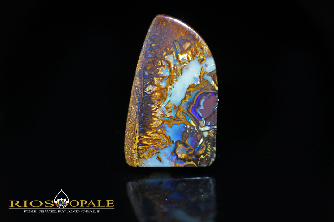 Tolle Musterung und gute Farbe - Koroit Boulder Opal - 28,23ct