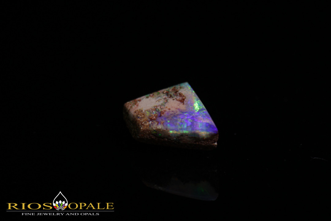 Jundah Pipe Wood Opal - in blau und grün - 5,64ct