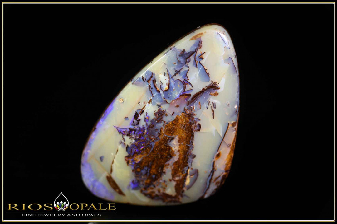Yowah opalisiertes Holz Boulder Opal - 52,50ct