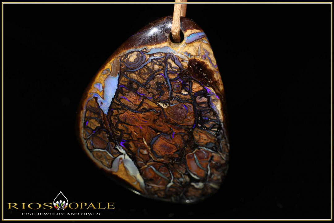 Yowah Boulder Opal Anhänger - 49,30ct