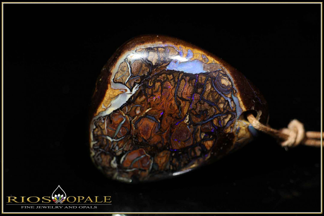 Yowah Boulder Opal Anhänger - 49,30ct