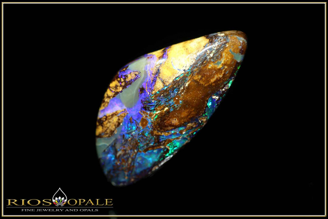 Koroit opalisiertes Holz Boulder Opal - 15,22ct