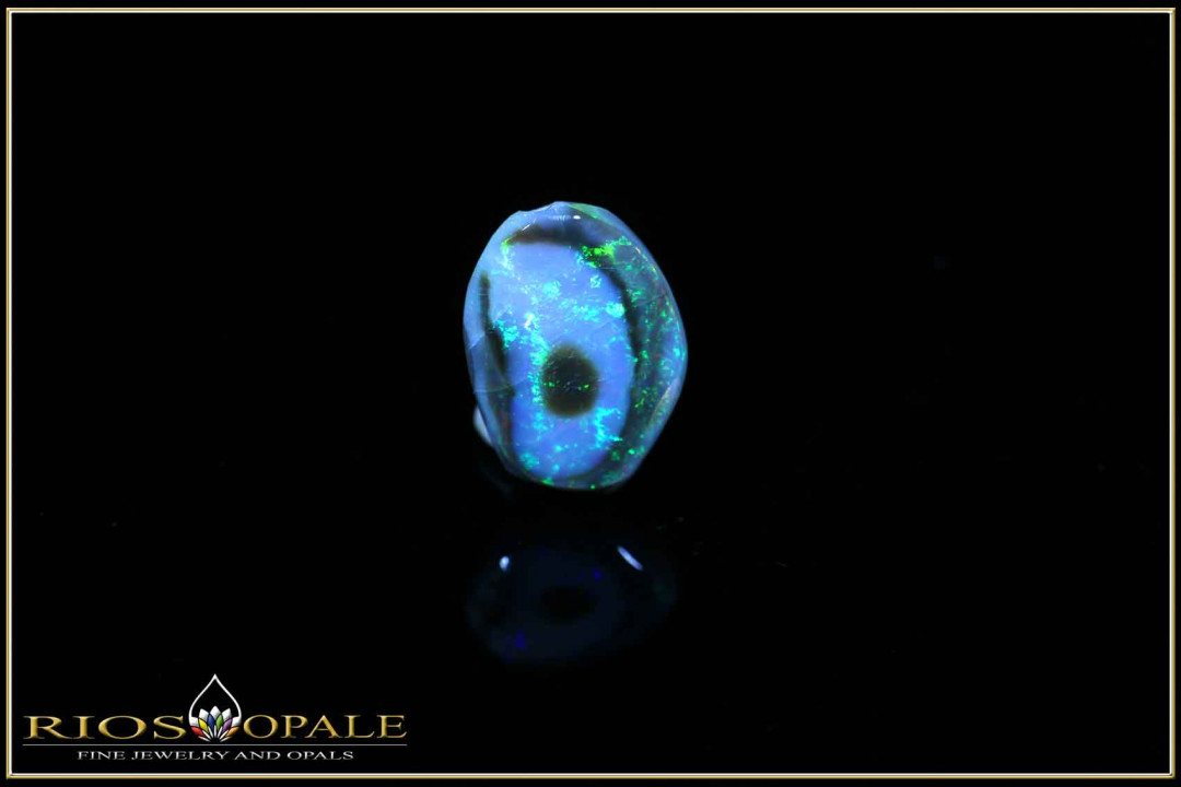 Welo Phantom Egg Opal "Das Auge" - 6,64ct