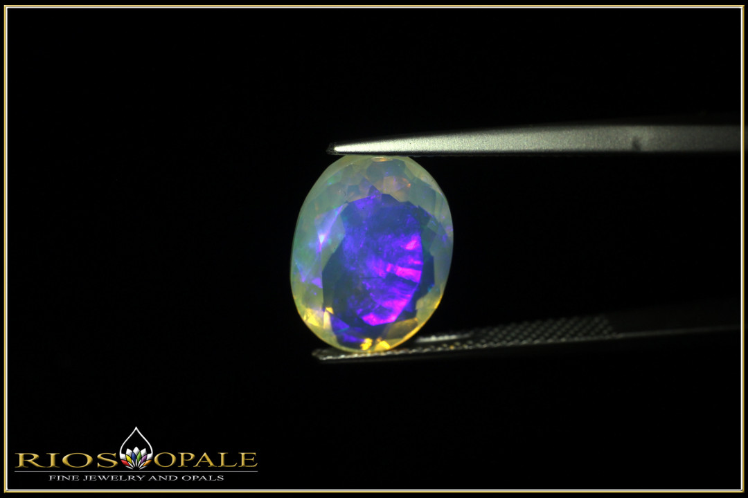 Welo Opal - 3,55ct - VVS - facettiert Ovalschliff