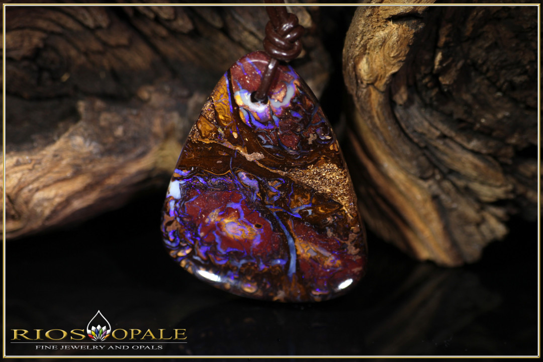 Yowah Boulder Opal Pendant - 45,42ct