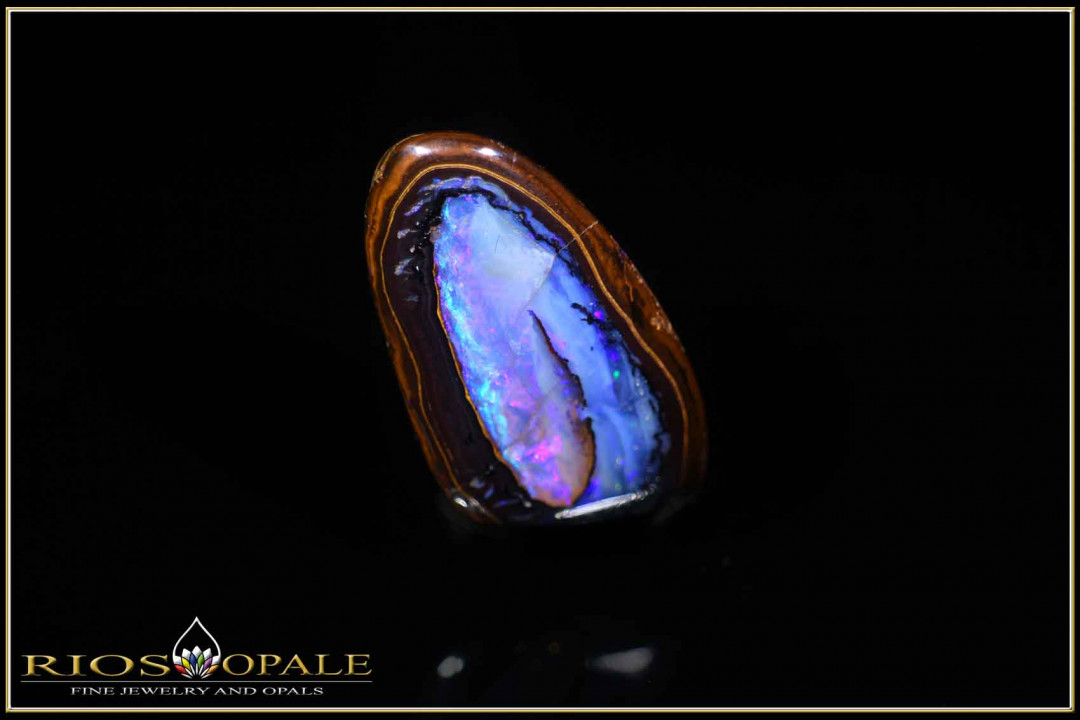 Yowah Boulder Opal Nuss Herz - 21,56ct