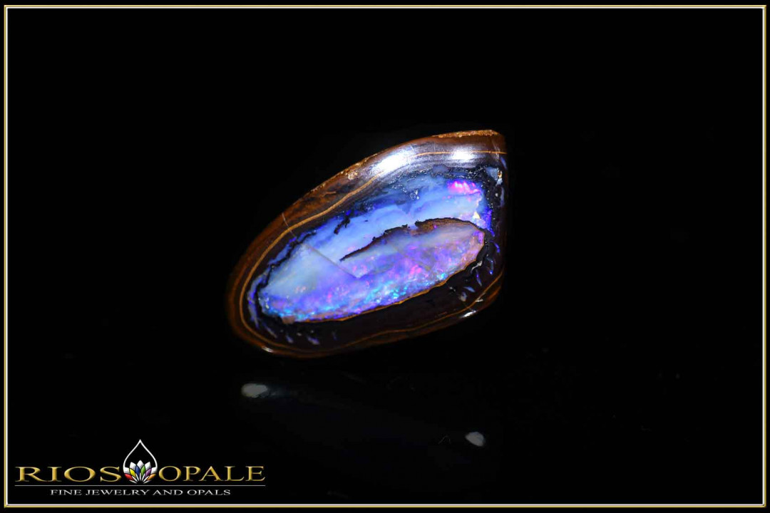 Yowah Boulder Opal Nuss Herz - 21,56ct