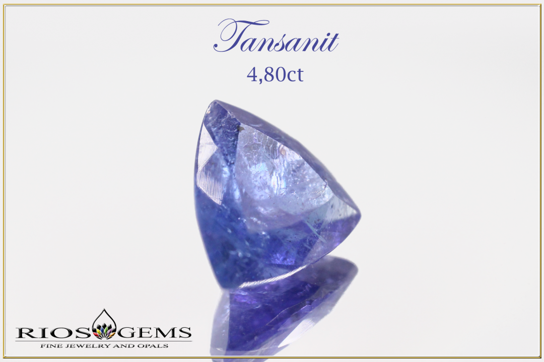 Tansanit - P3 - 4,80ct