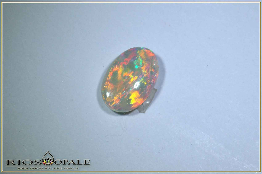 Lightning Ridge Kristall Opal - N6-N7 Body Tone - Brillanz B2 - 0,59ct