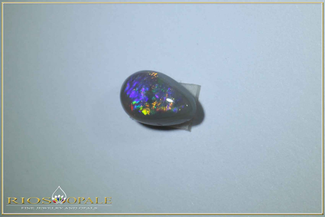 Lightning Ridge Kristall Opal - N8 Body Tone - Brillanz B6 - 0,48ct