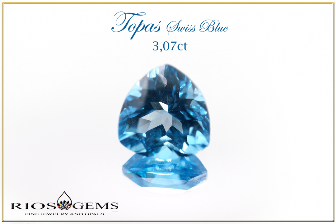 Topas Swiss Blue - VS2 - 3,07ct