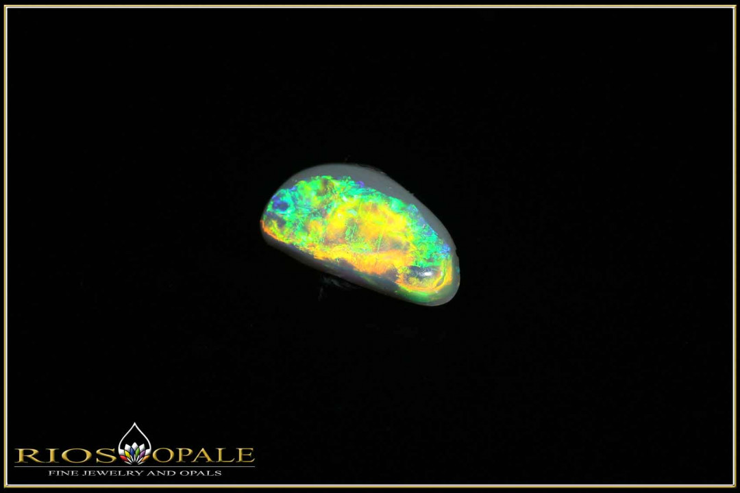 Atemberaubender extrem heller dunkler Opal aus Lightning Ridge - N6 Body Tone - Brillanz B1 - 1,81ct