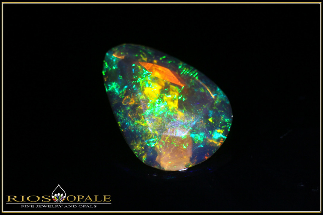 Welo Opal smoked und facettiert im "Rose Cut"  - 5,29ct