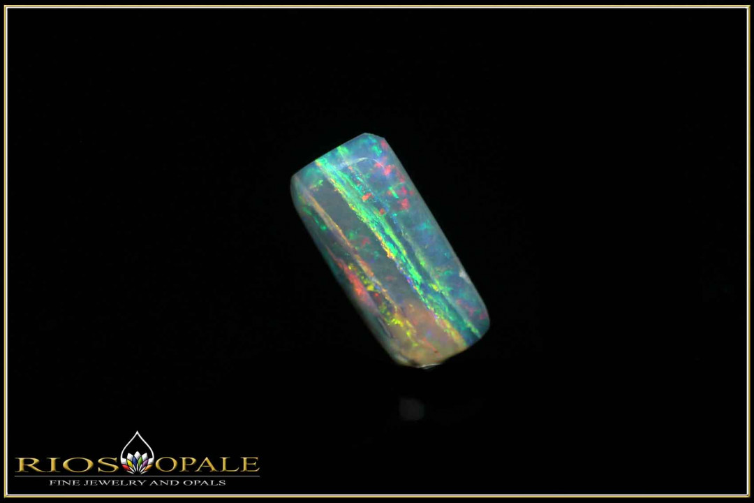 Sehr seltener Tigerstreifen Mintabie Kristall Opal - 1,47ct