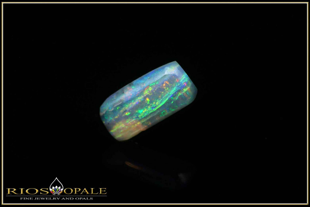 Sehr seltener Tigerstreifen Mintabie Kristall Opal - 1,47ct