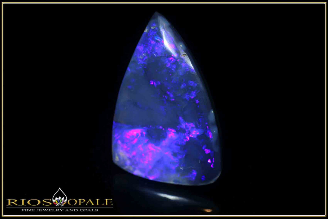 Großer Lightning Ridge schwarzer Opal - 11,73ct