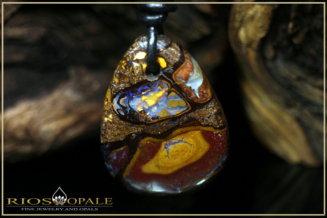 Yowah Boulder Opal Anhänger - 54,00ct