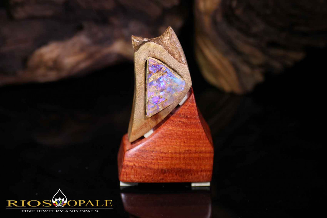 Jundha Pipe Wood Opal - 4,62ct - Collectible