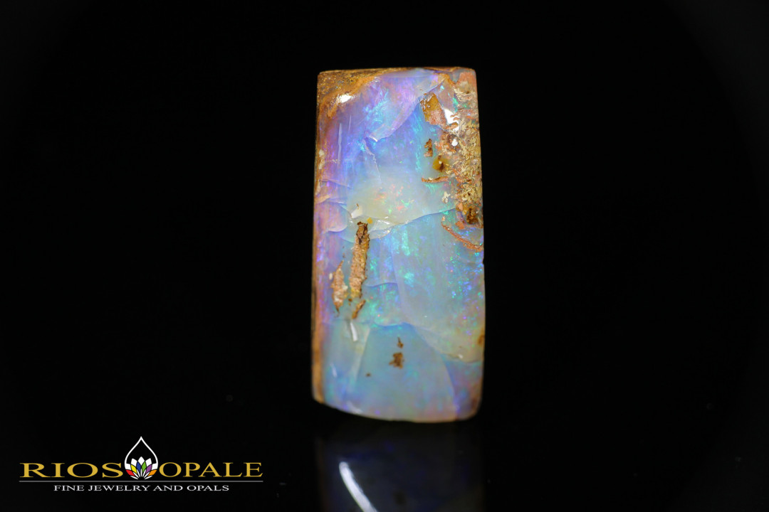 Jundah Pipe Wood opalisiertes Holz Boulder Opal - 27,62ct - 30x14x8mm